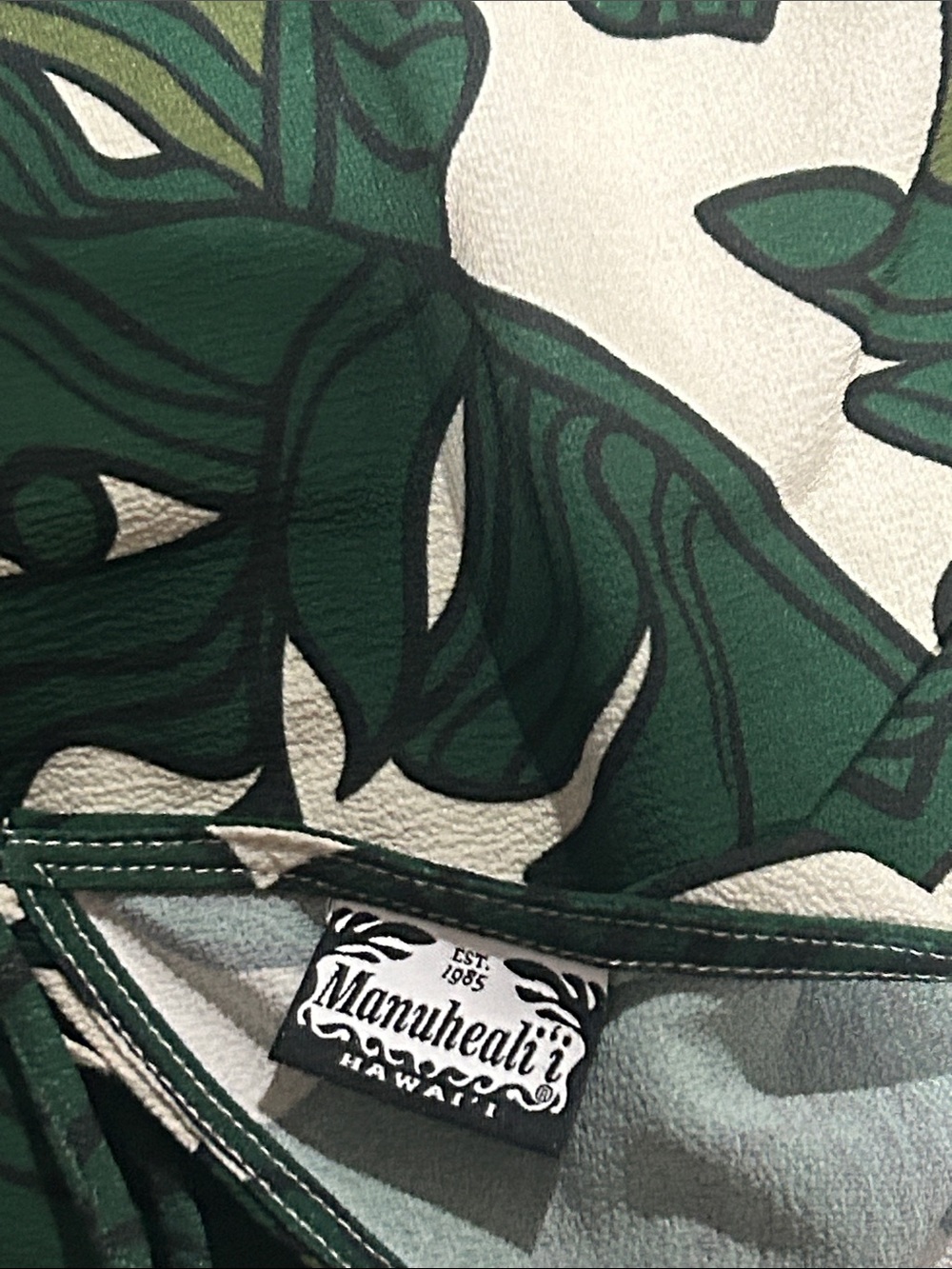 ❌SOLD❌ NWOT Manuhealii Green Banana Leaf Cami Tank XL - Picture 5 of 5
